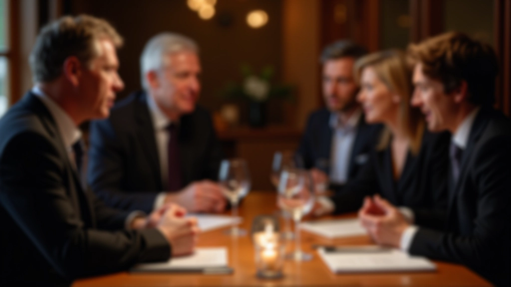 Group of adults playing detective game around a dinner table in Portugal